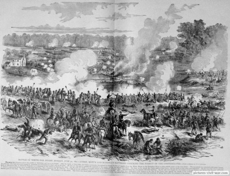 Battle-white-oak-swamp | Civil War Pictures