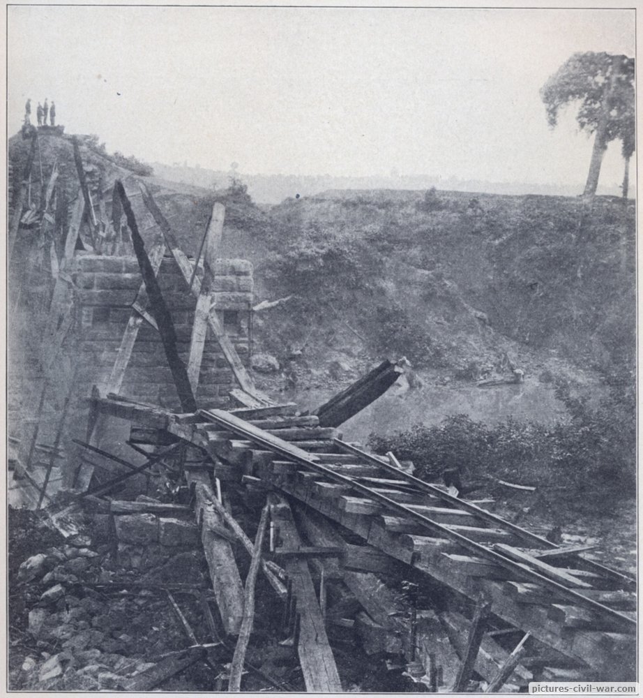 railroad bridge north anna destroyed