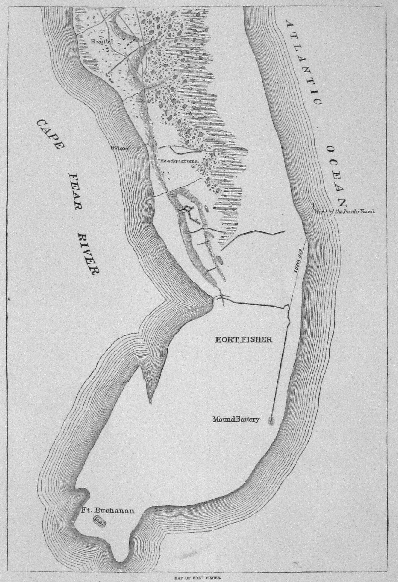 fort fisher map