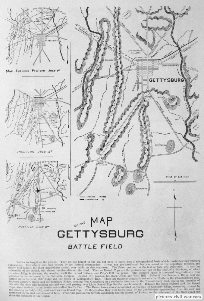 gettysburg map usa