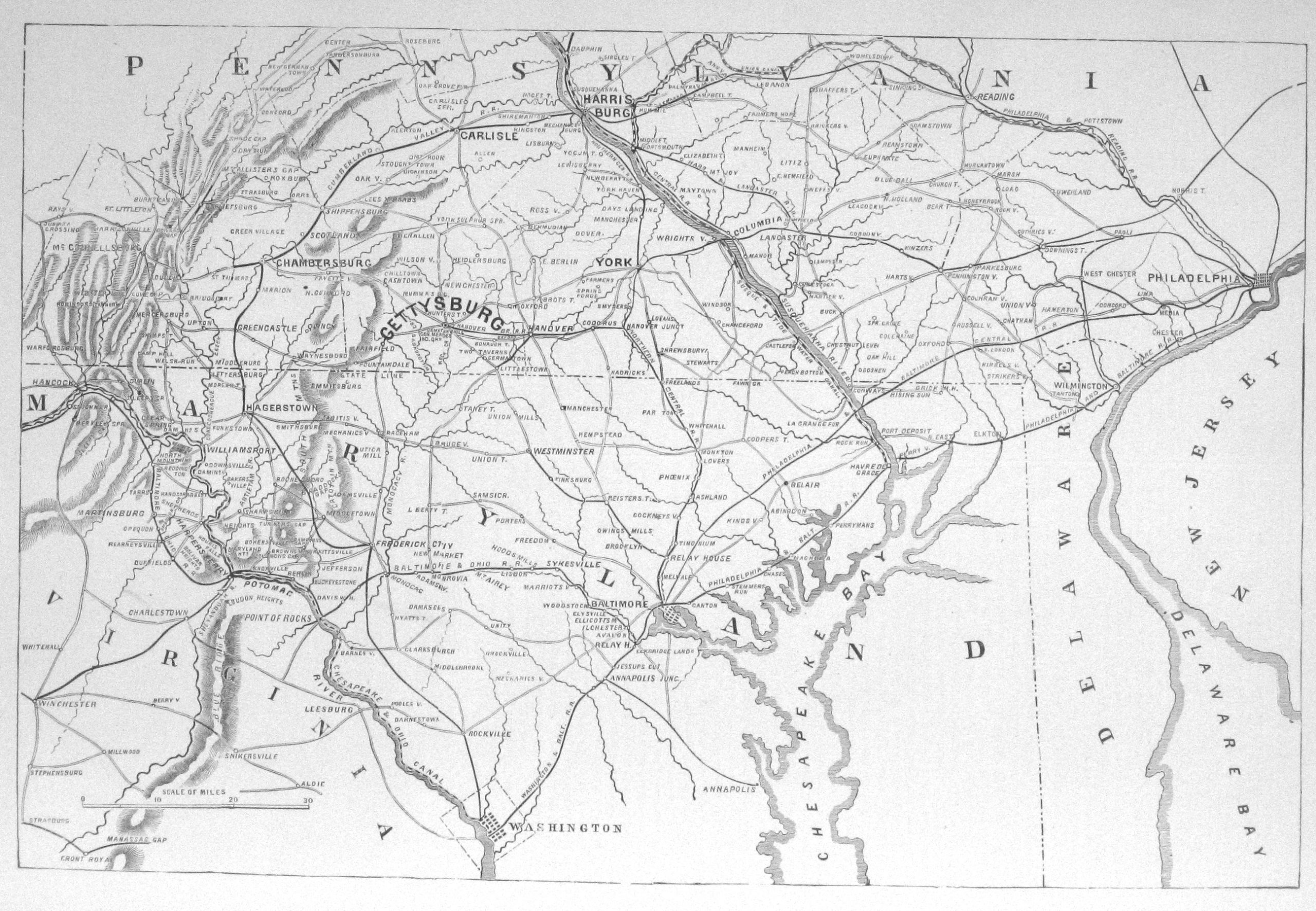 gettysburg region map scaled