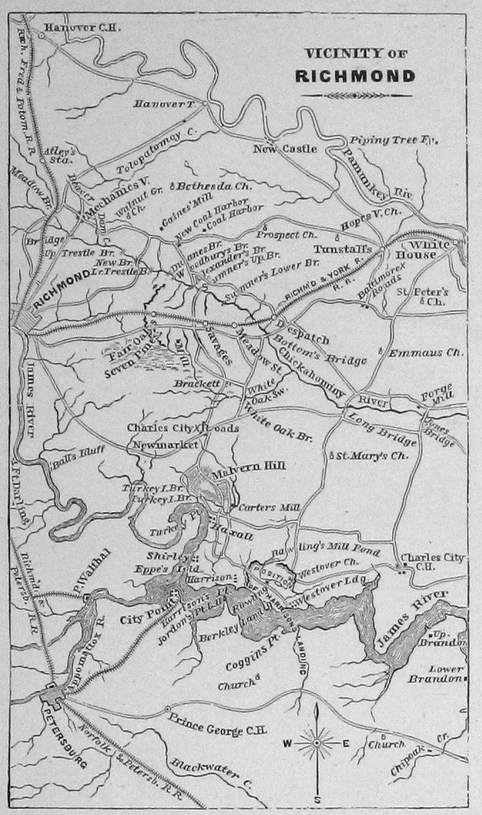 Richmond Map Civil War Pictures