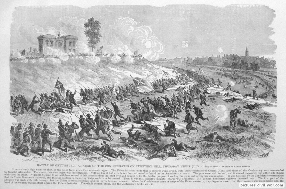 battle gettysburg cemetery hill