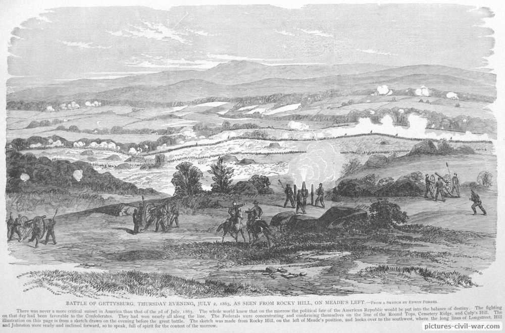 battle gettysburg rocky hill