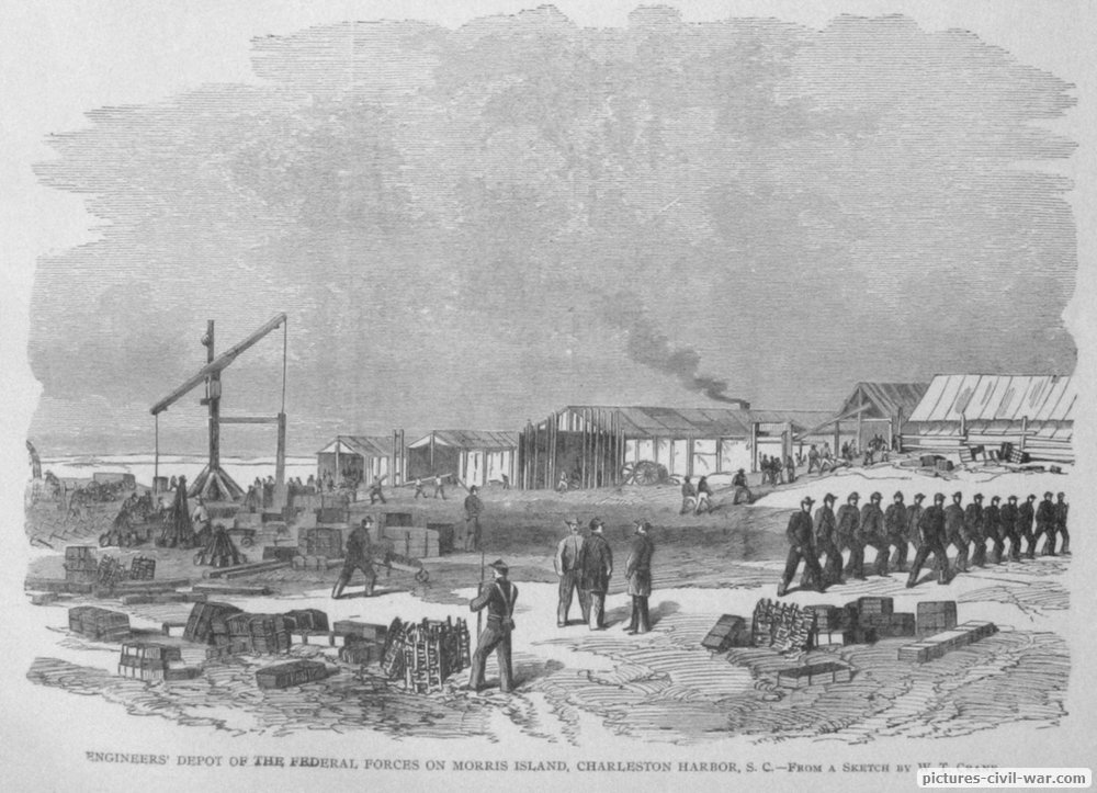 engineers depot morris island charleston harbor