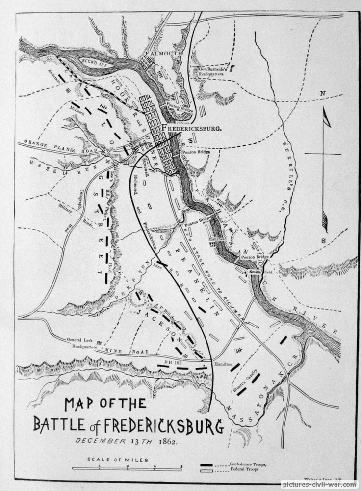 map fredericksburg