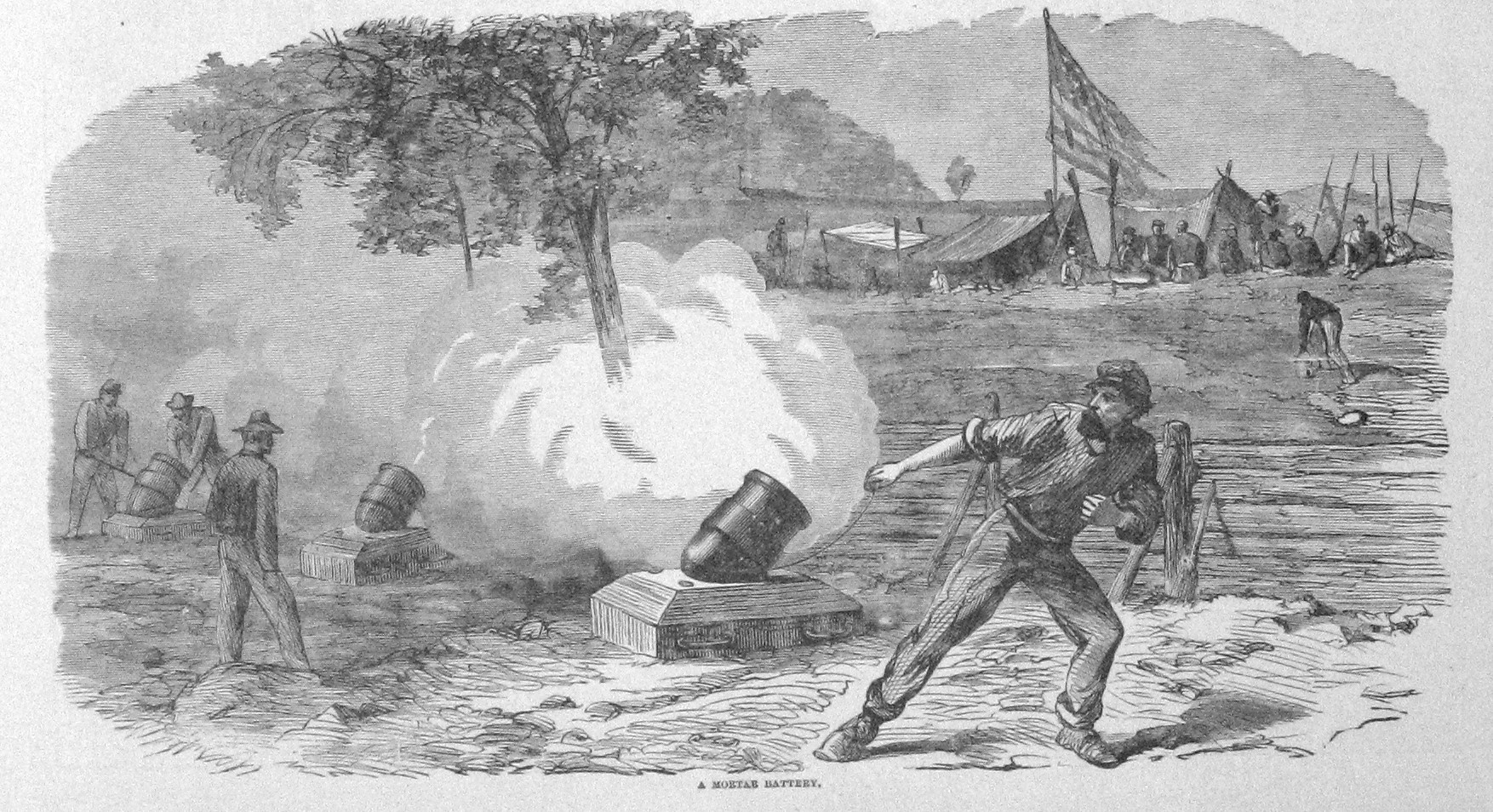 mortar battery petersburg seige