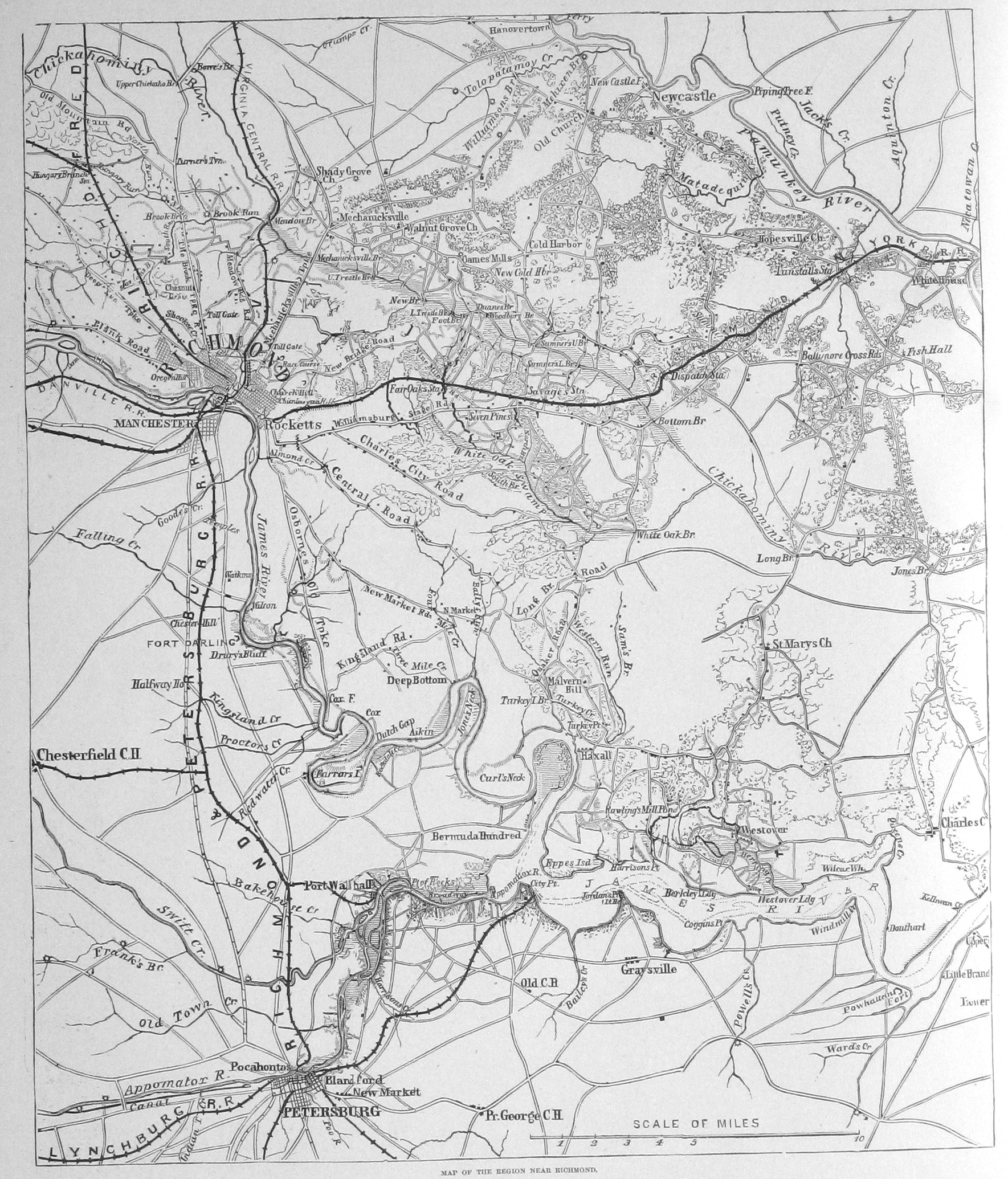 richmond petersburg map