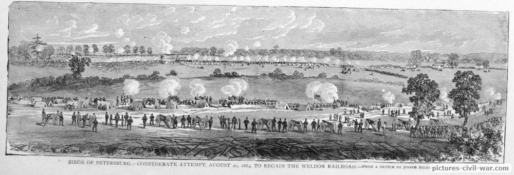 siege petersburg weldon railroad