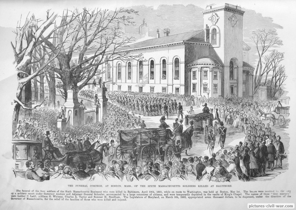 sixth massachusetts funeral